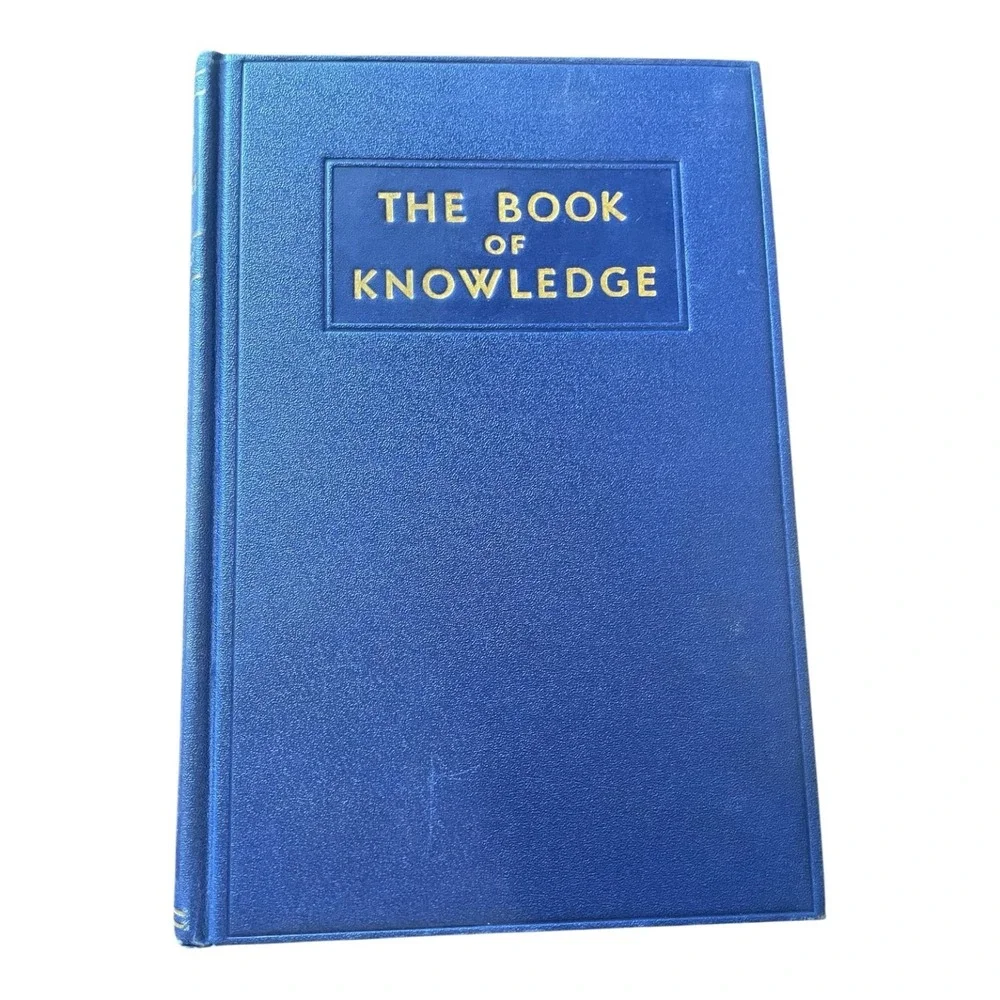 The Book of Knowledge Volume 6 Grolier Society Amalgamated Press 1934 Blue